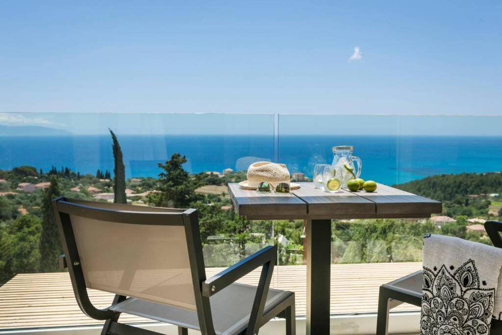 Color Villas-New Villa Green At Trapezaki With Private Pool Mousata Exterior foto